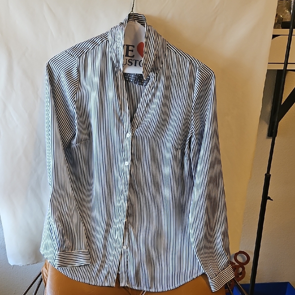 The Limited Monochrome Striped Blouse